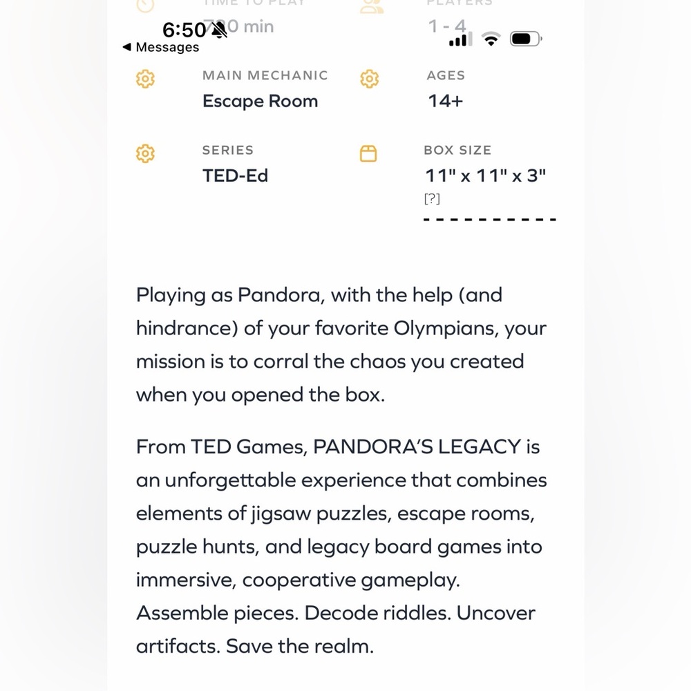 Pandora’s Legacy board game/puzzle - Picture 3 of 8